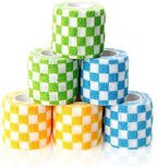 MUEUSS Pet First Aid Tape Waterproof Self Adherent Cohesive Bandage for Dogs Cats Horses Breathable Non-Woven Elastic Self Adhesive Sports Tapes (Leopard print)